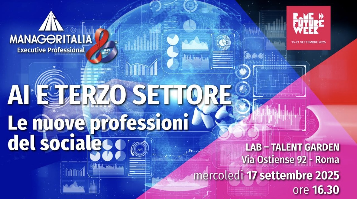 AI e terzo settore - Le nuove professioni del sociale - Manageritalia- Unimarconi: evento - event