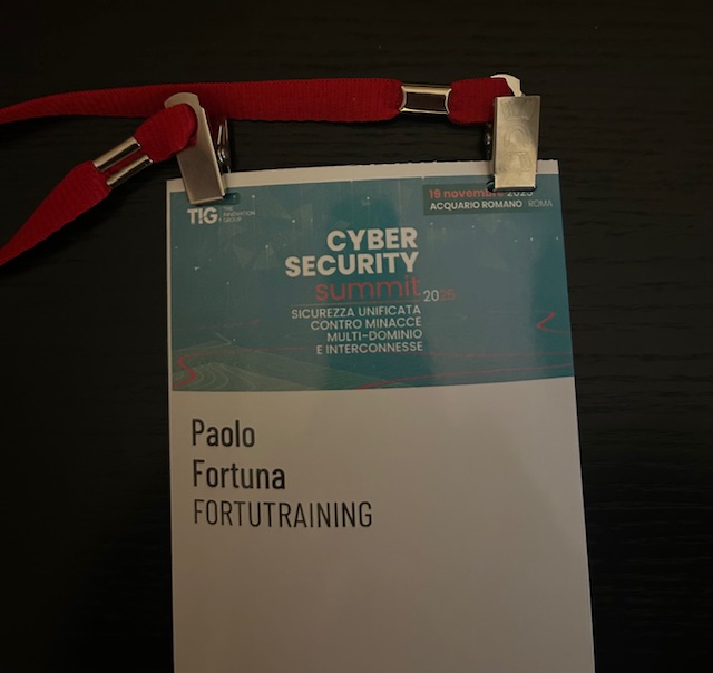 Cyber Security Summit "Sicurezza unificata contro minacce multi-dominio e interconnesse" - evento - event