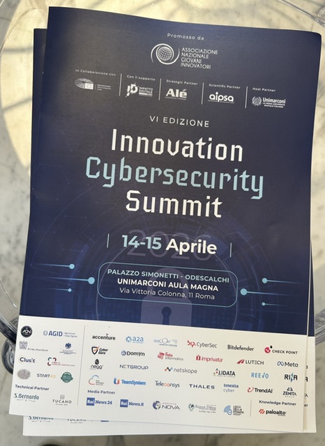 Innovation Cybersecurity Summit: evento - event